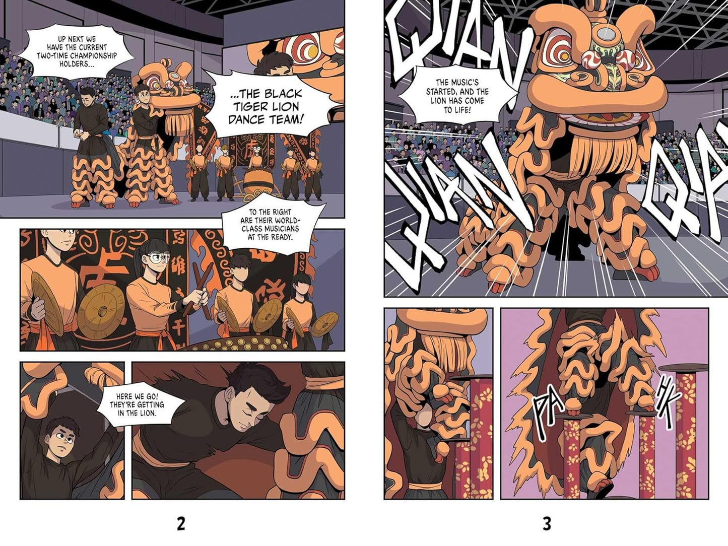 Lion Dancers Graphic Novel (Hardcover) - The Seventh Lion