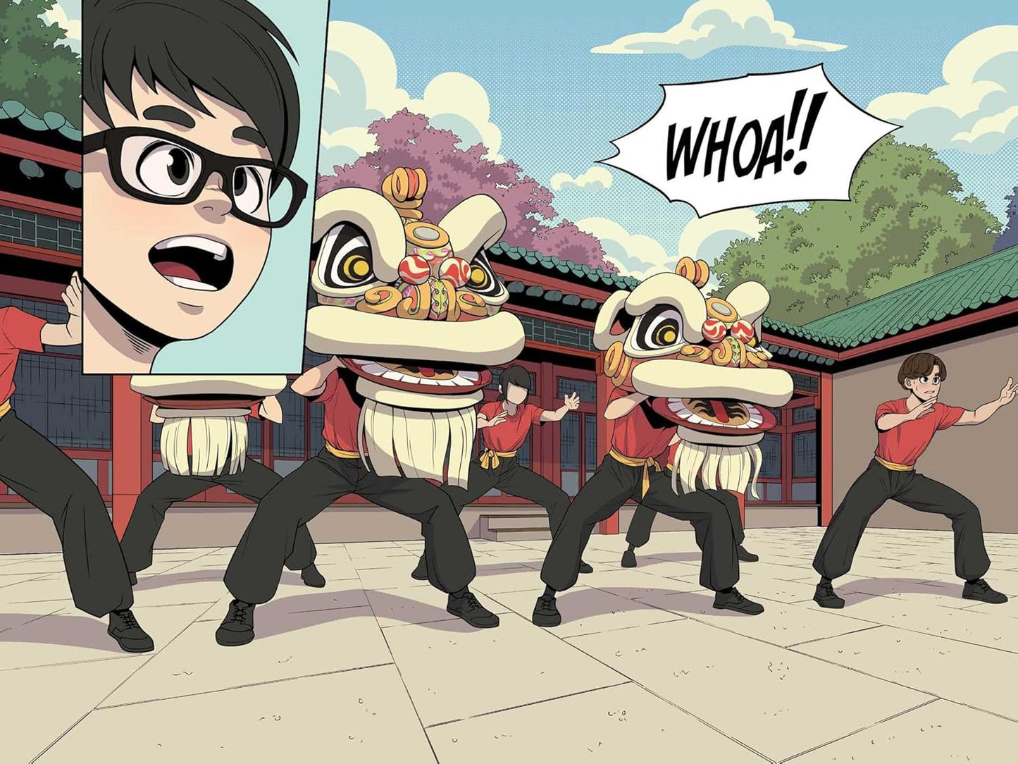 Lion Dancers Graphic Novel (Hardcover) - The Seventh Lion