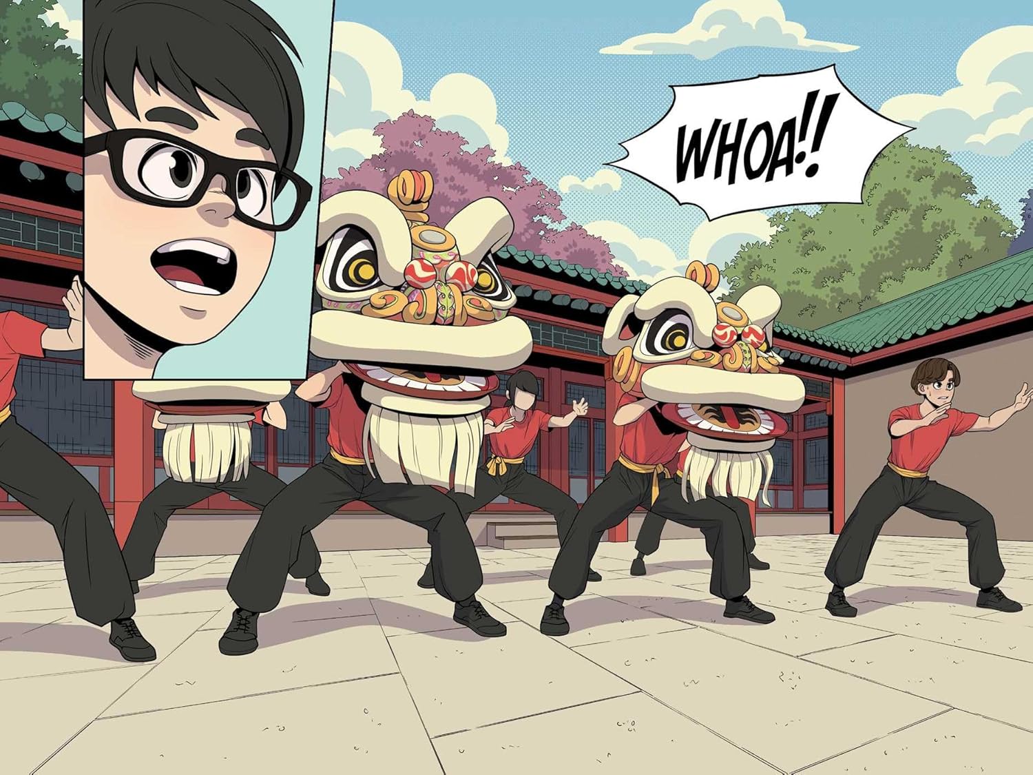 Lion Dancers Graphic Novel (Hardcover) - The Seventh Lion