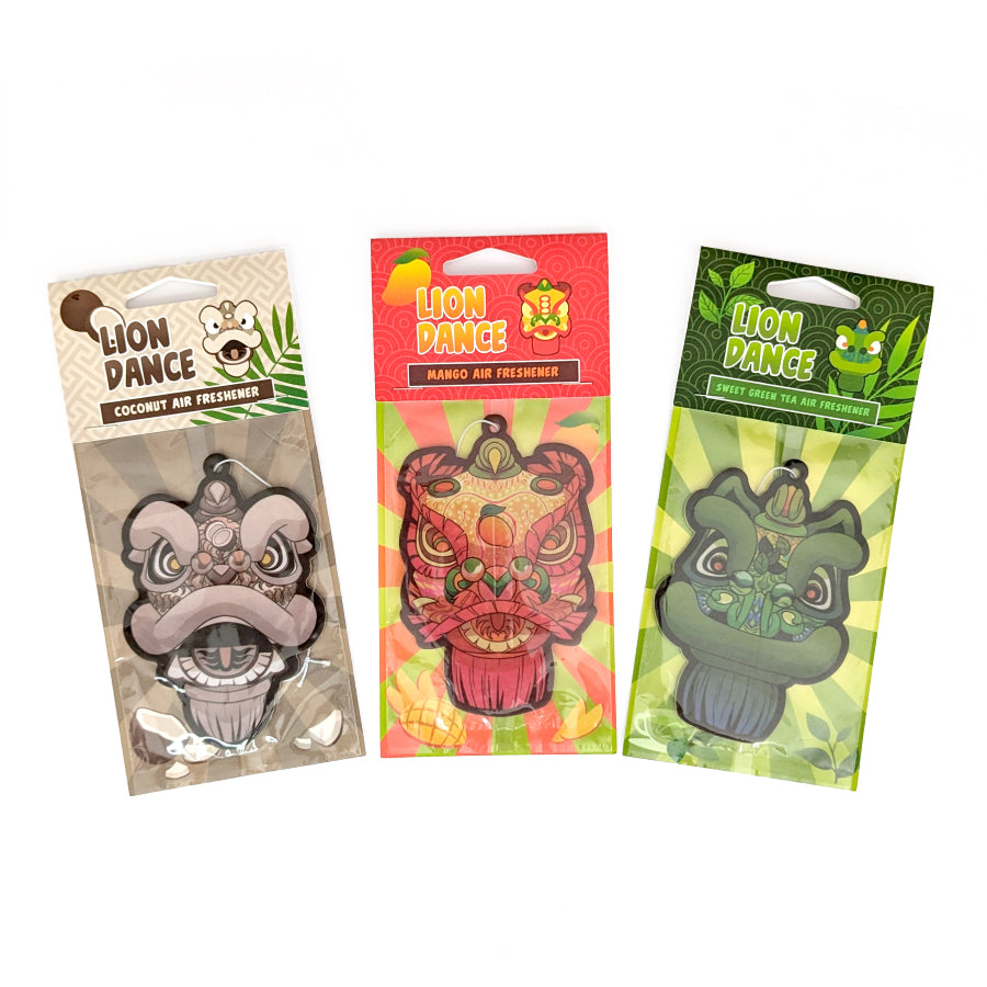 Air Freshener Tung Hoi Lion Dance Design - Mango Scent