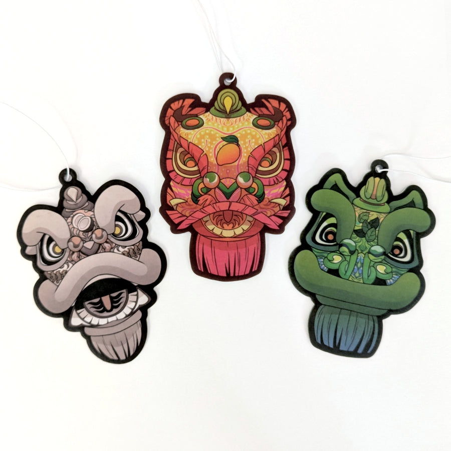 Air Freshener Tung Hoi Lion Dance Design - Mango Scent