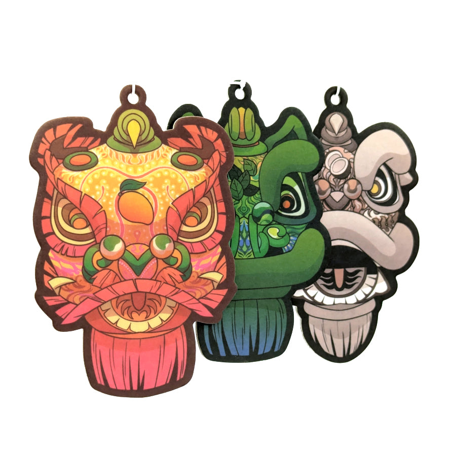 Air Freshener Tung Hoi Lion Dance Design - Mango Scent