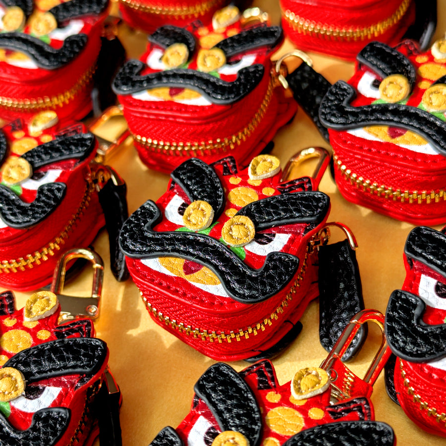 Lion Dance Bag Charm | Perfect for Lunar New Year - Guan Yu