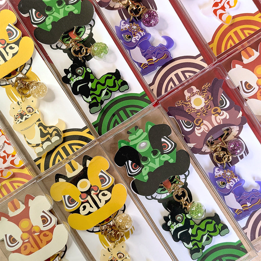 Candy Lion Keychain - Purple - The Seventh Lion