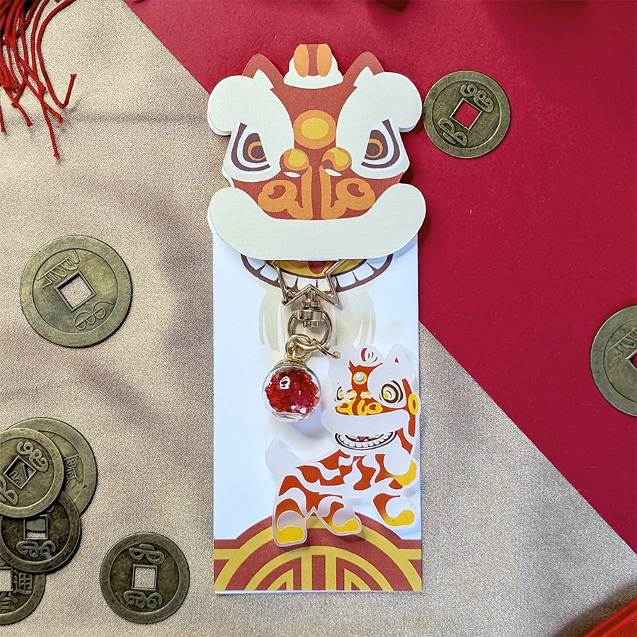 Candy Lion Keychain - Red - The Seventh Lion