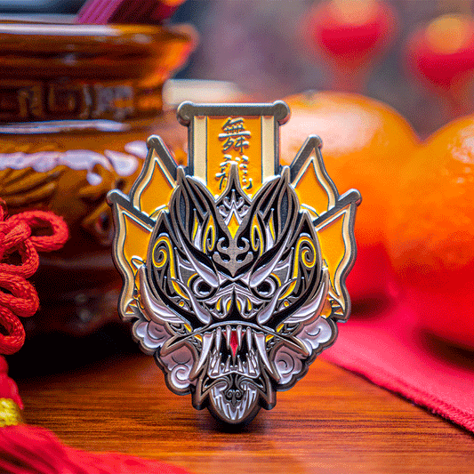 Dragon Regular Flag Pin - The Seventh Lion