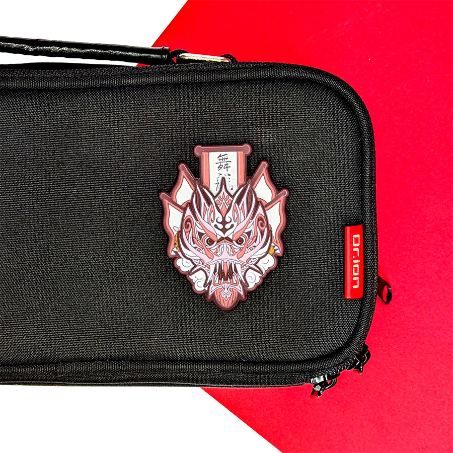 Dragon Ghost Flag Pin - The Seventh Lion