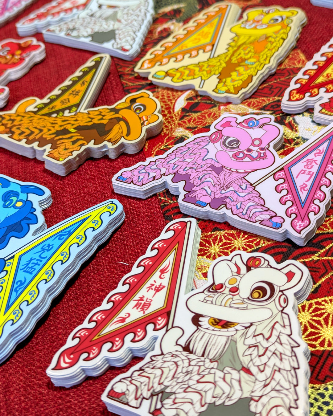 Lion Dance Vinyl Sticker - Competition Series - Keep Fighting