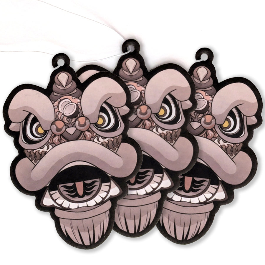 Air Freshener LFC Lion Dance Design - Coconut Scent [3 BUNDLE]