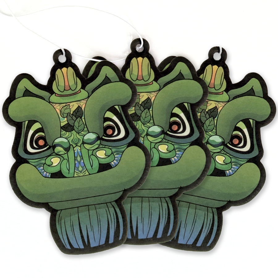 Air Freshener Hoksan Lion Dance - Green Tea Scent [3 BUNDLE]