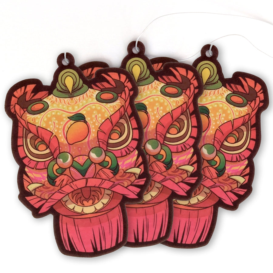 Air Freshener Tung Hoi Lion Dance Design - Mango Scent [3 BUNDLE]