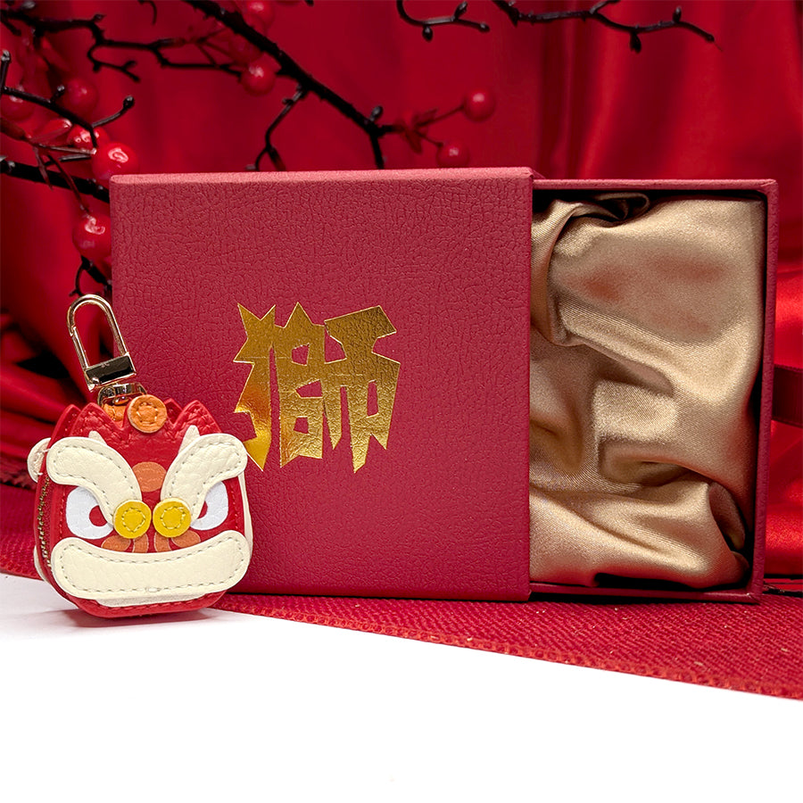 Lunar New Year Lion Dance Bag Charm - Hoksan