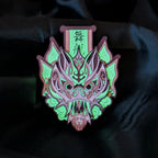 Dragon Glow-in-the-Dark Flag Pin