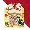 Silly Lion Mini Sticker Pack - Peel & Stick Paper Stickers