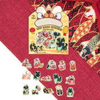 Silly Lion Mini Sticker Pack - Peel & Stick Paper Stickers