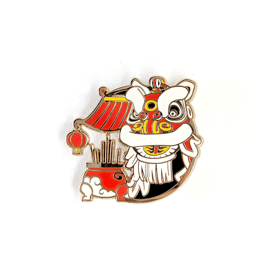 Lucky Lion Pins - Hoksan Temple