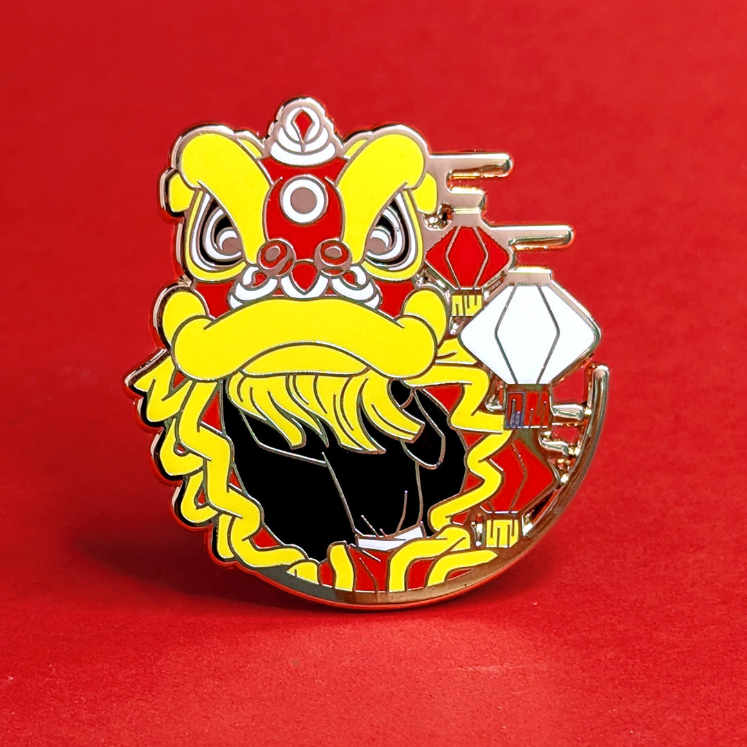 Lucky Lion Pins - Futsan Lanterns