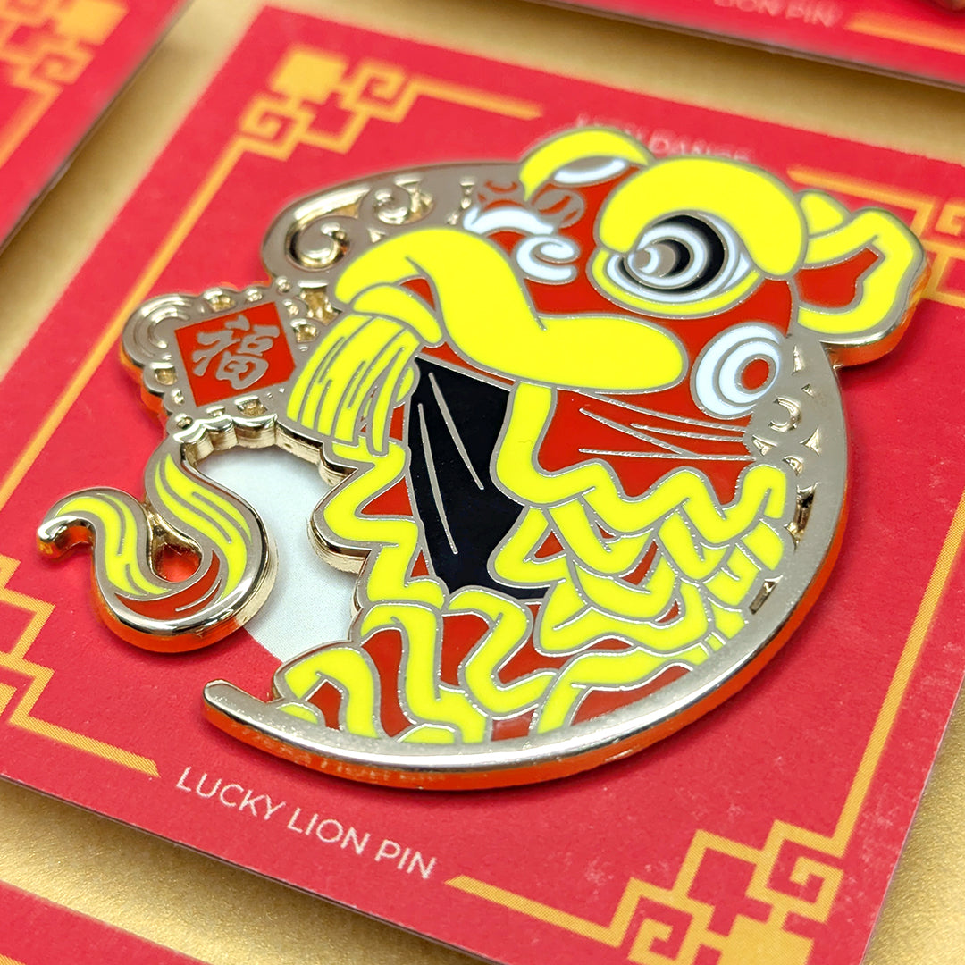 Lucky Lion Pins - Futsan Lucky Knot