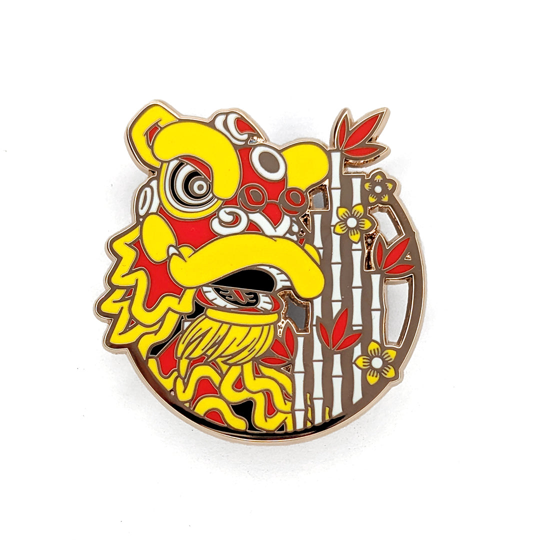 Lucky Lion Pins - Futsan Bamboo