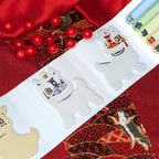 Lion Dance Folding Sticky Notepad - Lion Dance Design
