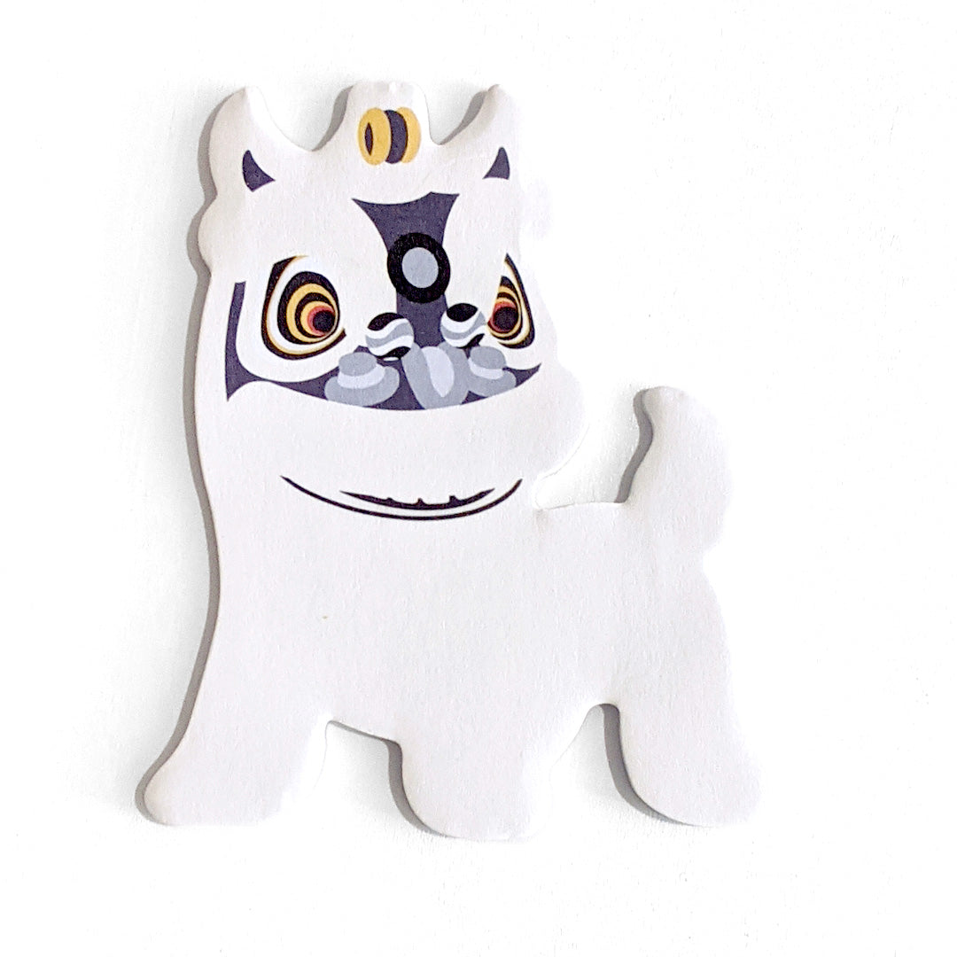 Lion Dance Folding Sticky Notepad - Lion Dance Design