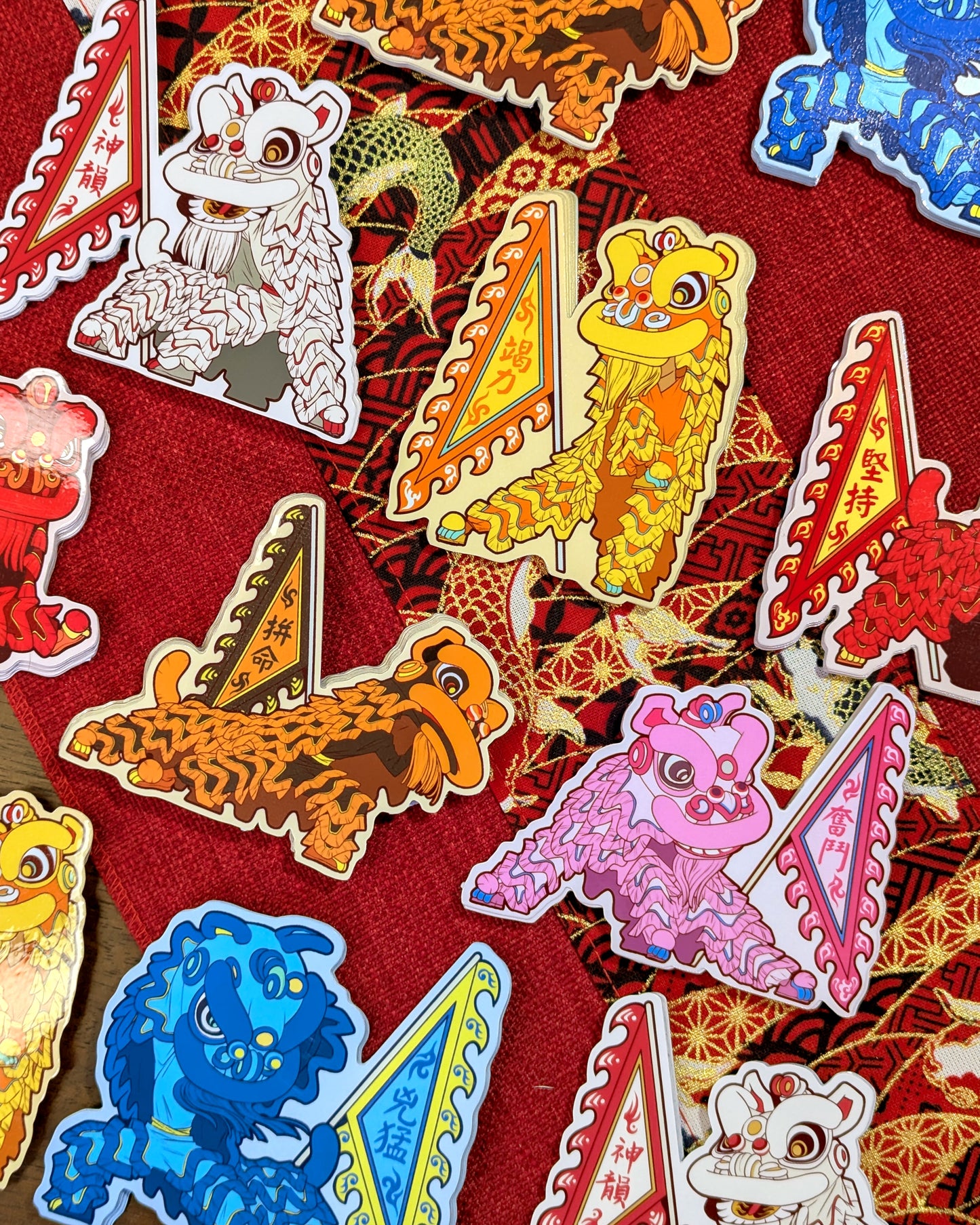 Lion Dance Vinyl Sticker - Competition Series - Fight with your Life