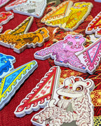 Lion Dance Vinyl Sticker - Competition Series - Energetic Spirit