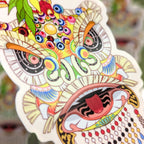 Lion Dance Vinyl Sticker - Traditional Liu Bei Lion Head