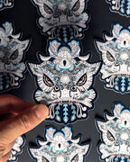 Lion Dance Vinyl Sticker - Traditional Ma Chao Lion Head