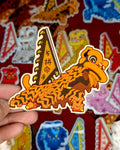 Lion Dance Vinyl Sticker - Competition Series - Fight with your Life
