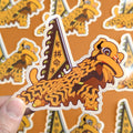 Lion Dance Vinyl Sticker - Competition Series - Fight with your Life