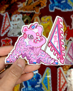 Lion Dance Vinyl Sticker - Competition Series - Keep Fighting