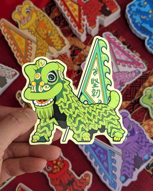 Lion Dance Vinyl Sticker - Competition Series - Tenacity