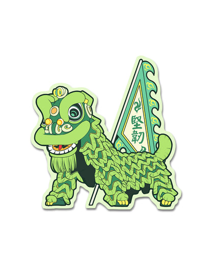 Lion Dance Vinyl Sticker - Competition Series - Tenacity