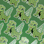 Lion Dance Vinyl Sticker - Competition Series - Tenacity
