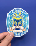 Lion Dance Vinyl Sticker - Unyielding