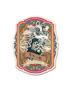 Lion Dance Vinyl Sticker - No Retreat